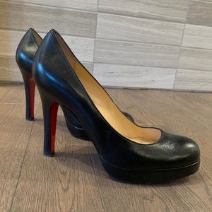 Christian Louboutin Black Platform Pumps
